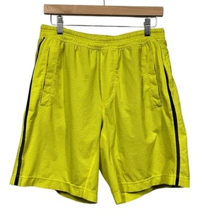 Lululemon Men’s yellow And White Dots Shorts / Size-Large - Picture 1 of 10