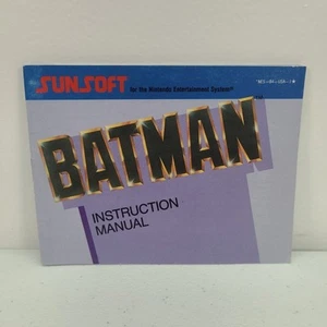 Batman Nintendo NES Authentic Instruction Manual Only - Picture 1 of 13
