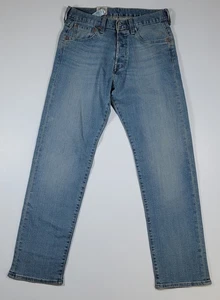 Pantalones de mezclilla para hombre Levi's 501 calce original pierna recta con botones talla 28x30 nuevos con etiquetas - Imagen 1 de 9
