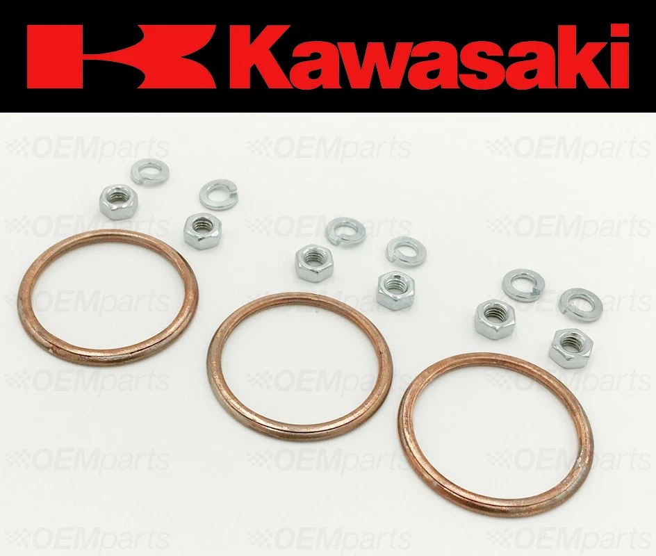 Ремонтный комплект прокладок выпускного коллектора Kawasaki H1 Mach III 1969-1973 (полный комплект) - Изображение 1 из 2