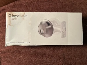 Serratura a livello serratura porta intelligente ingresso con chiave - scatola danneggiata nichel satinato - Foto 1 di 7