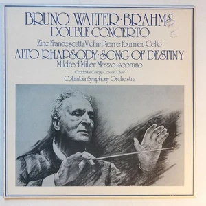 WALTER Francescatti/Fournier Brahms Double Concerto Ex+ 1973 UK CBS LP - Picture 1 of 2