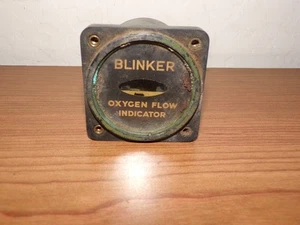 WW2 Aircraft Blinker Oxygen Flow Indicator Gauge Delco Radio Div 1506523 - Picture 1 of 3
