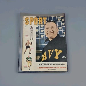 Sport Magazine November 1955 Eddie Erdelatz Navy football US Naval Academy footb - Picture 1 of 12