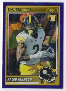2025 Panini Score Rookies #12 Kaleb Johnson RC Cubic Parallel #'d 111/185 - Picture 1 of 2