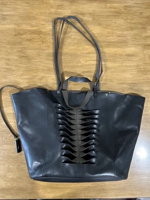 Bolsa de ombro Jerome Dreyfuss Norbert couro preto satchel hobo bolsa tote - Imagem 1 de 4