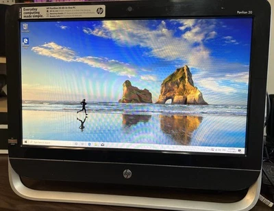 HP Pavilion 20 (20-b010) All-in-One Computer 20" 500GB/8GB RAM Windows 10 TESTED - Image 1 of 4