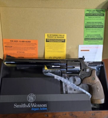 Pistola de ar Umarex Smith & Wesson M29 revólver .177 CO2 BB, cano 8" - 2254806 - Imagem 1 de 4