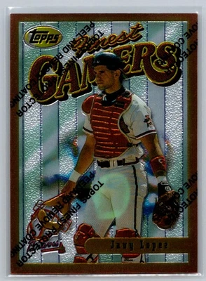 Javy Lopez 1996 Finest - Gamers Atlanta Braves #158 unpeeled - Image 1 of 2