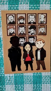 VINTAGE COMIC STYLE POST CARD SHERLOCK SEATTLE CONVENTION - Picture 1 of 11