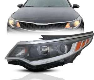 For Kia Optima 2016-2018 Headlight Assembly With Bulbs , Left / Driver Side - Picture 1 of 9