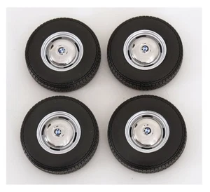 KKDCACC047 KK scale 1:12 BMW 02 tire and wheel set #3 - Picture 1 of 2
