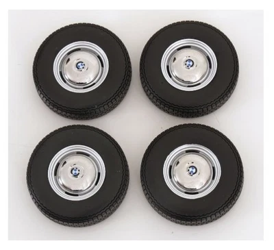 KKDCACC047 KK scale 1:12 BMW 02 tire and wheel set #3 - Image 1 of 2