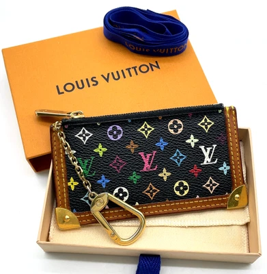 Louis Vuitton Monogram Multicolor Pochette Clés M92654 Key Case W/B/D NS101297 - Image 1 of 4