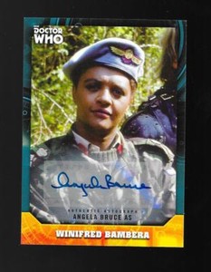 Doctor Who 2017 Signature Series autograph card 77 Angela Bruce - Winifred