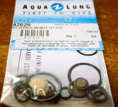 Kit de servicio Aqualung Seaquest.  42626 Infinty ist stage ya no se fabrica Foto 1 de 2