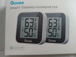 New Govee Smart Thermo-Hygrometer Mod-H5101 (2 in Pack) - Picture 1 of 1