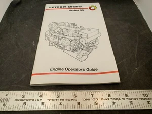 OPERATOR'S GUIDE MANUAL DETROIT 53 SERIES 06SE0053 F33-3B - Foto 1 di 1