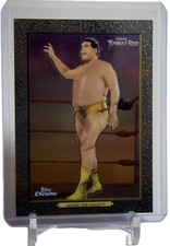 2007 Topps Chrome Heritage II WWE #95 Andre the Giant Turkey Red WWE HOF W/Top