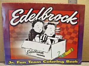 EDELBROCK 2010 Hot Rod COLORING BOOK-- Jr Fun Team Coloring Book - Picture 1 of 8