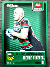 2016 NRL TRADERS 'PIECES OF THE PUZZLE' TRADING CARD - THOMAS BURGESS/RABBITOHS