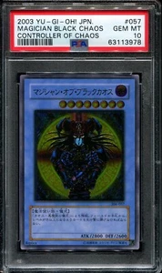 Yugioh Magician Of Black Chaos Ultimate Raro Japonés 306-057 PSA 10 Gemas Como Nuevo - Imagen 1 de 2
