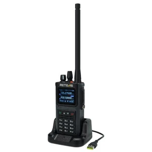 Retevis C1 Walkie Talkie 5W Dualband Radio dalekiego zasięgu Redukcja szumów - Zdjęcie 1 z 24