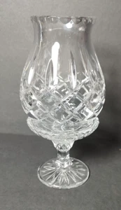 Gorham Crystal King Edward Hurricane Style Fairy Lamp Glass Base Candle Holder - Picture 1 of 8