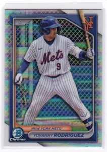 Yovanny Rodriguez REFRACTOR 2024 Bowman Draft #BDC-175 New York Mets - Picture 1 of 3
