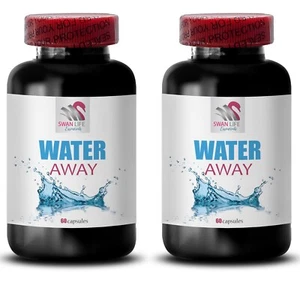 Smooth Hydration - WATER PILLS - Gentle Shift 2 Bottles 120 Capsules - Picture 1 of 7