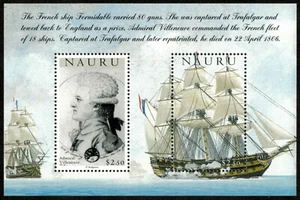 Nauru 2005 - Battle of Trafalgar, Villeneuve, Ship - Souvenir Sheet - 529 - MNH - Picture 1 of 1