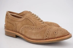NUEVO | $395 ALLEN EDMONDS 6.5 E STRANDMOK GAMUZA CAMEL 3340 PUNTERA CAJA DAINITA - Imagen 1 de 9
