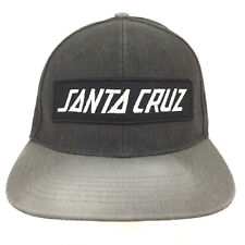 Santa Cruz Skateboards Patch Cap Denim Block Logo Snap Back Baseball Trucker Hat