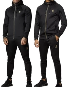 Gym King Men's Full Tracksuit Full Zip Hoodie Track Pant Joggers Bottoms XS-3XL - Picture 1 of 11
