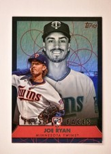 2022 Series 2 Fresh Faces Black Foil #FF-18 Joe Ryan /75 - Minnesota Twins