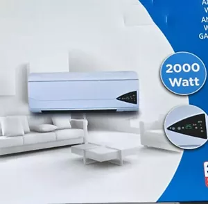 QUIGG Wandheizung WH 1 Keramik Timer LED Anzeige Fernbedienung Überhitzungsschut - Bild 1 von 2