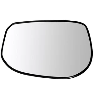 Chrome Mirror Glass W/Plate LEFT Side Flat For 09-14 Honda 76253-TK6-305 - Picture 1 of 3