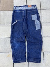 VTG Skateboard Jeans Mens 39x33 Denim Baggy Loose Hip Hop Big Logo JNCO Style