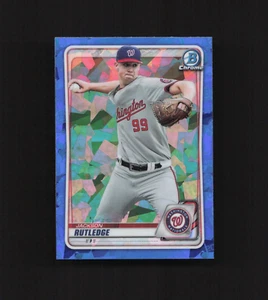 2020 Bowman Chrome Draft Sapphire Refractor #BD-177 Jackson Rutledge RC - Bild 1 von 3