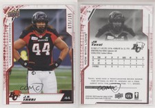2020 Upper Deck CFL Red /165 JR Tavai #74
