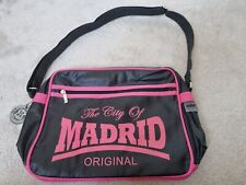 Robin & Ruth Satchel Messenger Laptop Bag - The City Of Madrid - Pink/Black