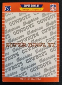 1989 Pro Set Super Bowl Logos #V Super Bowl V Cowboys Colts Football - Picture 1 of 2