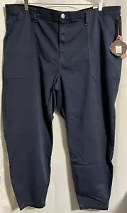 Knox Rose Women’s Navy Blue Mid Rise Ankle Skinny Pants Size 24W New - Picture 1 of 6