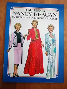Nancy Reagan Paper Doll, by Tom Tierney, 1st Ed. 1983 - Picture 1 of 4