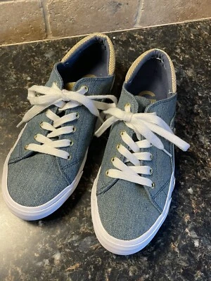 Zapato Tenis G By Guess Mujer Azul Dorado-Brillo Lo Top Talla 7 Foto 1 de 4