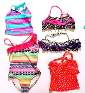 xhilaration Girls Bikini tops and One Swimsuit Set Size - Picture 1 of 13