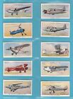 Aeroplanes  -  Players  -  Set  Of  50  Aeroplanes  ( Civil )  Cards  -  1935