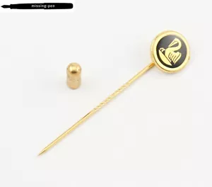Pin/Broche Pelikan Estilo Antiguo Logotipo en Oro-Negro con dos polluelos - Imagen 1 de 7