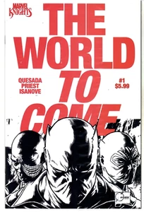 Marvel Knights: The World to Come #1 One Per Store Secret Polybagged B&W Variant - Picture 1 of 3