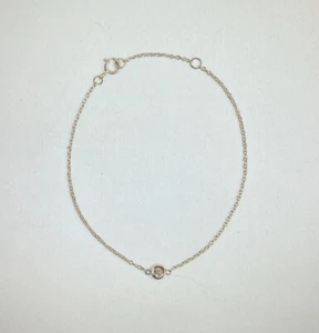 Martin Costello Soleil Gold Plate & White Topaz Precious Stone Bracelet NWT - Picture 1 of 8